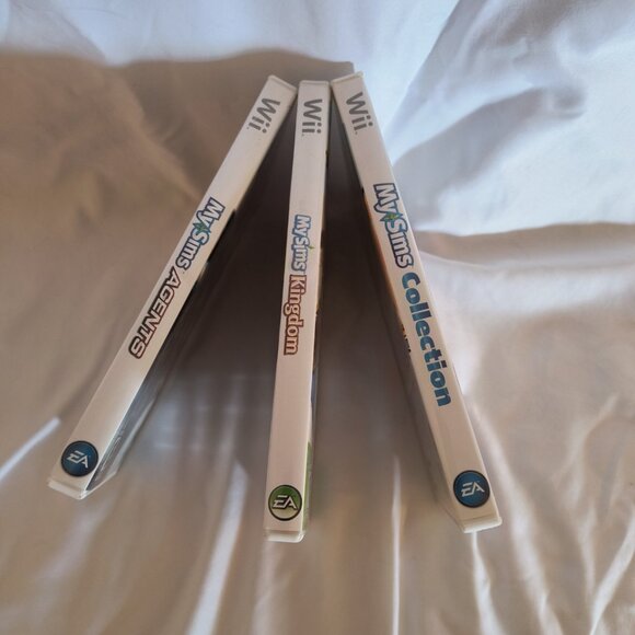 Wii MySims Agents, Kingdom & 2 Game Collection Lot of 3 E Rated Lightly Used - Picture 3 of 6